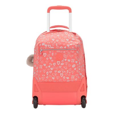 Kipling sac à dos à roulettes Soobin L Hearty Pink