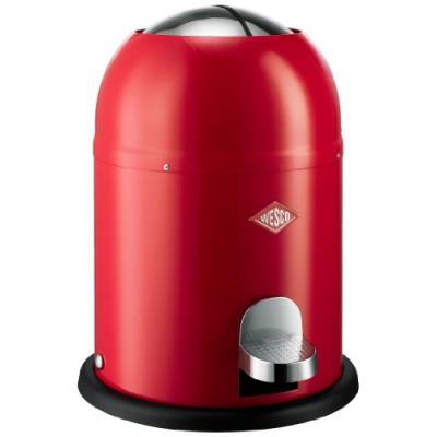 Wesco 180 212-02 poubelle à pédale single master (rouge)