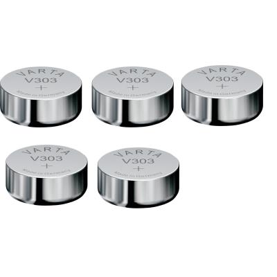 VARTA 5 Piles oxyde argent V303 SR44SW 1,55 Volt