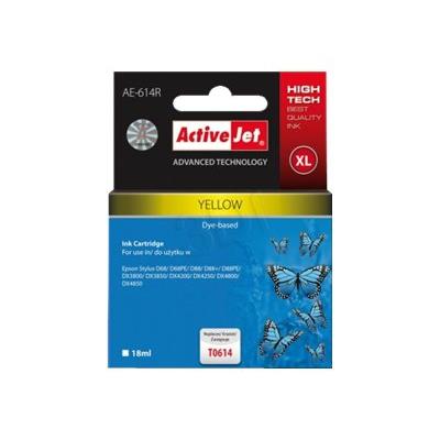 ActiveJet AE-614R Premium - XL grootte - inktgeel - refurbished - inktcartridge (alternatief voor: Epson T0614)