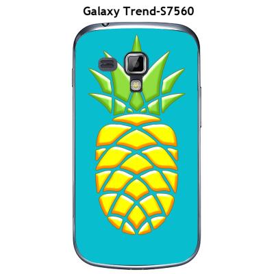 Coque Samsung Galaxy Trend - S7560 Ananas Turquoise