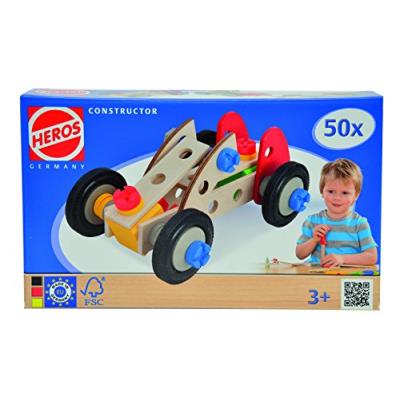 Heros - 100039016 - voiture de course - constructor - 50 pièces - beige