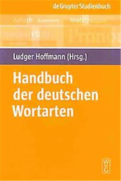 Handbuch Der Deutschen Wortarten, De Gruyter Studienbuch
