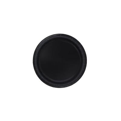 Petites assiettes noires (x8)