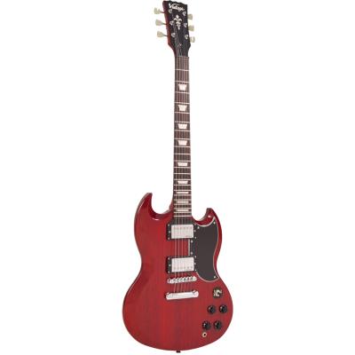 Guitares électriques VINTAGE GUITARS VS6 CHERRY RED SG