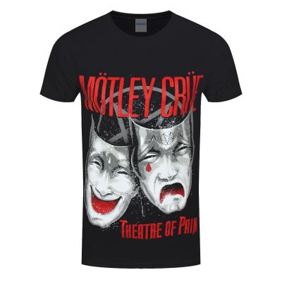 Motley Crue T-Shirt Theatre Of Pain Cry Homme Noir - Taille XL