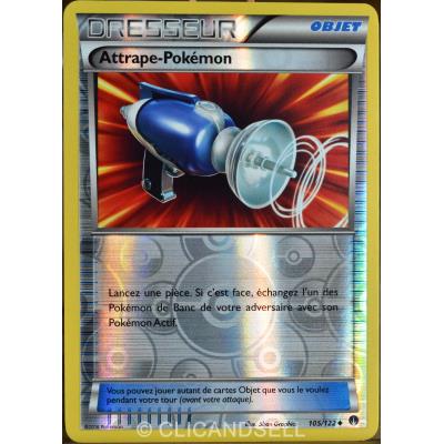 carte Pokémon 105/122 Attrape-pokémon - REVERSE XY - Rupture Turbo NEUF FR État correct - Pokémon reconditionné disponible sur Fnac