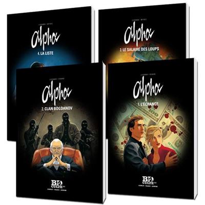 Pack 4 BD Alpha Tome 1 - 2 - 3 - 4
