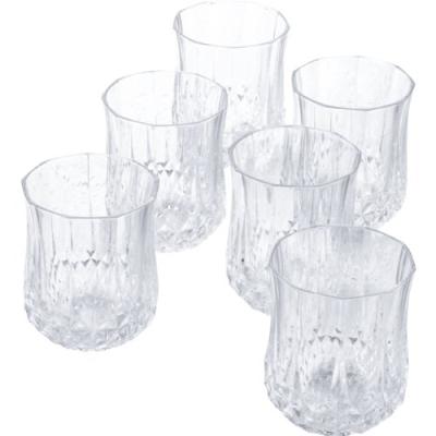 CRISTAL D'ARQUES DIAMAX LONGCHAMPS VERRE BAS EN CRISTAL 23 CL SET DE 6