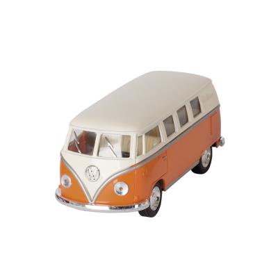 Volkswagen bus classic 1962 orange et blanc Bertrand