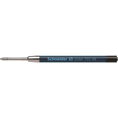 Schneider stylos à bille slider 755, écriture permanente, mine xb (noir) 175501