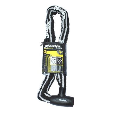 Master lock chaîne antivol noir 100 cm