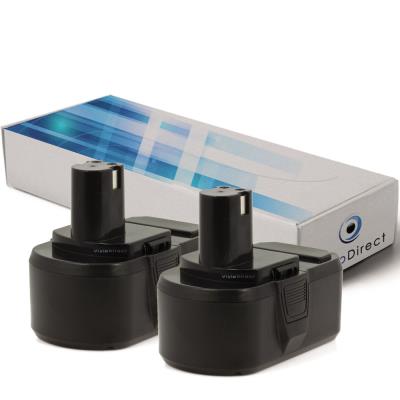 Lot de 2 batteries pour Ryobi CCS-1801/DM scie circulaire 3000mAh 18V - Visiodirect -