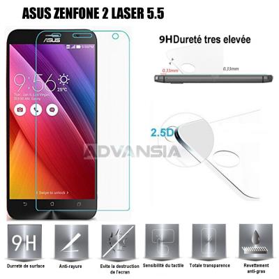 ASUS ZENFONE 2 LASER 5.0 Vitre ecran verre trempé