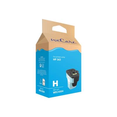 Wecare WEC4504 - lichtcyaan - gereviseerd - inktcartridge (alternative for: HP 363)