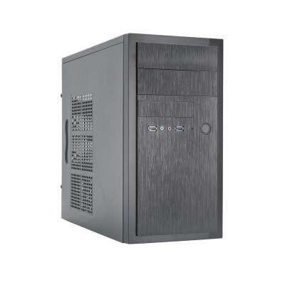 Chieftec Elox Series HT-01B - Towermodel - micro ATX - geen voeding - zwart - USB/Audio