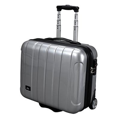 Juscha 45523 business case en polycarbonate et abs rigide avec poignée trolley system argent compass