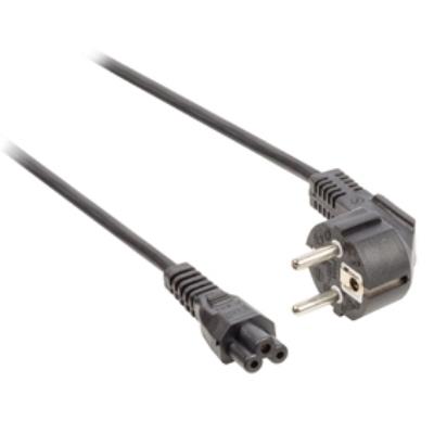 Câble dalimentation schuko mâle coudé - iec-320-c5 5.00 m noir valueline