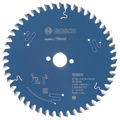 Bosch 2608644021 Lame De Scie Circulaire Expert For Wood 160 X 20 X 2,6 Mm 48
