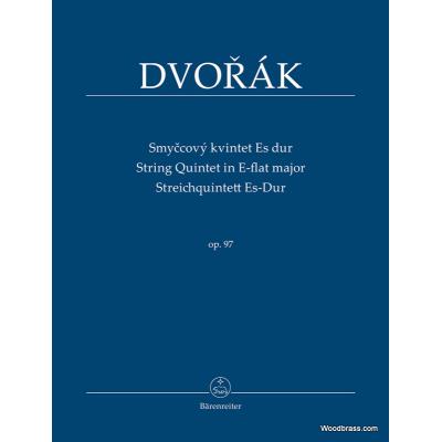 Partitions classique BARENREITER DVORAK A. - STRING QUINTET IN E-FLAT MAJOR OP.97 - SCORE Format poche
