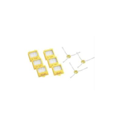 PACK 6 FILTRES ET 3 BROSSES LATÉRALES