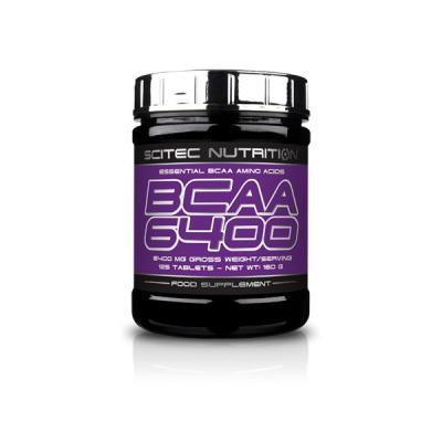 Bcaa 6400 acides amines scitec 125 tablettes