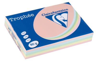 Clairefontaine - Ramette Papier Clairefontaine  A4 80g Assorti Pastel