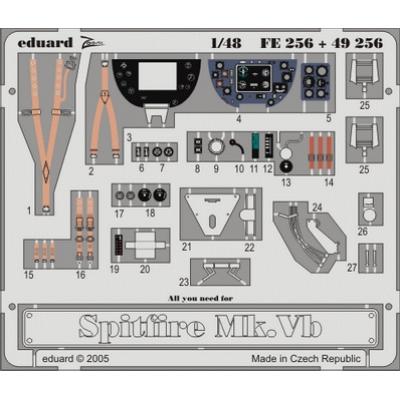 MAQUETTE SPITFIRE MK.VB TAMIYA 1/48 EDUARD FE256
