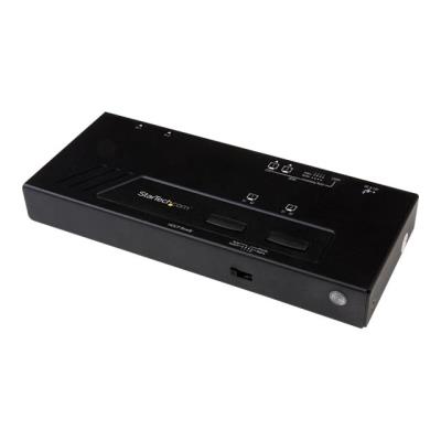 StarTech.com Matrice HDMI 2x2 - Switch et répartiteur HDMI 4K avec commutation rapide - commutateur vidéo/audio - 2 ports