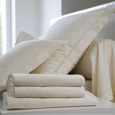Housse de couette Percale Easy BLANC DES VOSGES 240 x 220 cm Nougat