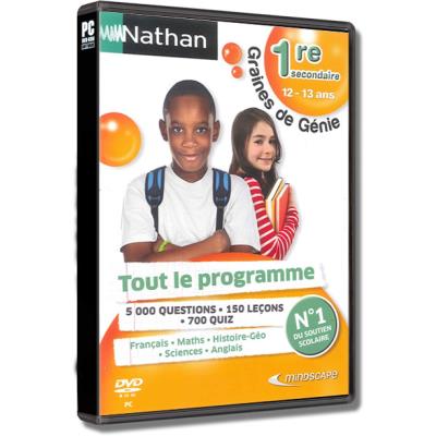 Nathan - Graines de Génie 1er secondaire 12-13 ans - PC - Neuf