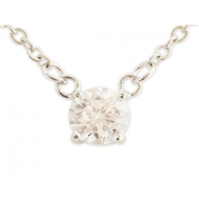 Magnifique collier argenté avec pendentif gros strass bijou fantaisie pas cher pendentif