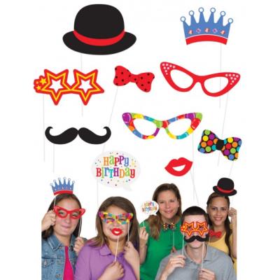 Accessoires pour photos anniversaire (x10)