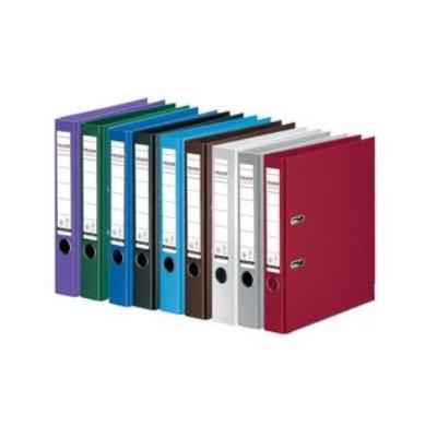 Falken classeur chromocolor s 50, largeur de dos 50 mm, marron, en plastique, format a4,rev?tement en pp intrieur et extrieur
