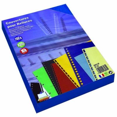 Rainex 565 bv 100 couvertures a4 250 g bleu vif