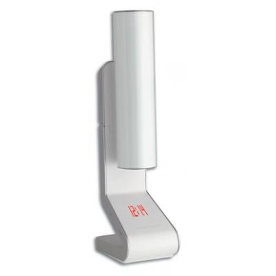 Tfa dostmann 60.5004 tube lumineux avec lampe à led et horloge radio-pilotée à projection