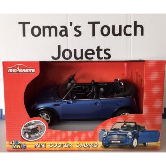 Majorette Mini Cooper Cabriolet Bleu 19 Cm 1699 Voiture