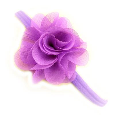 Bandeau souple 'Scarlett' lilas