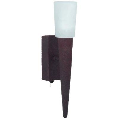 Trio 216070124 Applique Murale Avec Interrupteur Verre D'albâtre Blanc