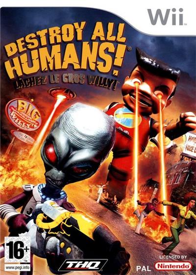 DESTROY ALL HUMANS BIG WILLY UNLEASHED WII