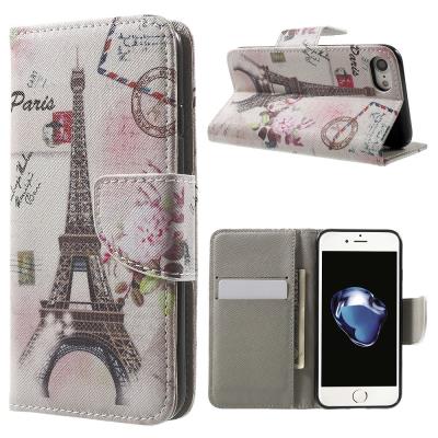 Etui en PU pour iPhone 7 4.7 pouces - Eiffel Tower