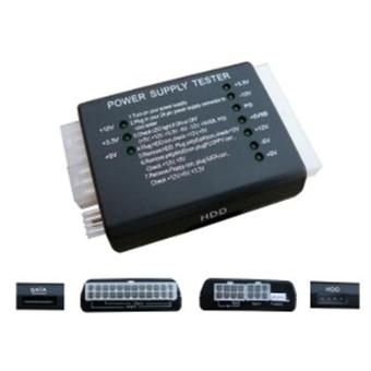Acheter Testeur d'alimentation PC 20/24 broches ATX SATA HDD connecteur d' alimentation Test de tension Indication LED outil de Diagnostic