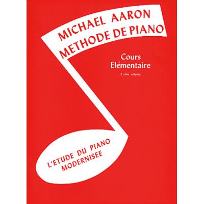Méthodes et pédagogie BELWIN AARON - COURS ELEMENTAIRE - VOL.2 - PIANO Piano