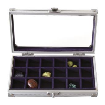 Coffret-vitrine pour minéraux, bijoux, etc. - Autres accessoires de bureau  - Achat & prix