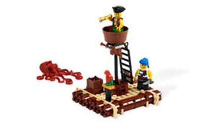 6240 Le Radeau Des Pirates et La Pieuvre, Lego Pirates
