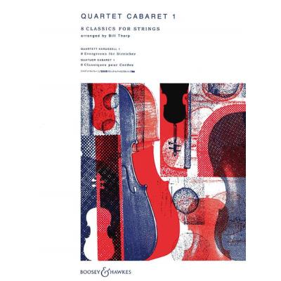 Partitions classique BOOSEY & HAWKES QUARTET CABARET   VOL. 1 - STRING QUARTET Ensemble à cordes