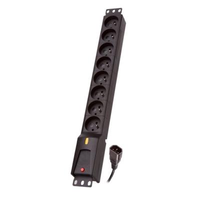 Lestar latte alimentation iec, 8 prises, rack 19 , 3m lzrm 810 bw g-a k. cz 3,0m iec32