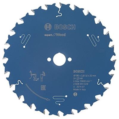Bosch 2608644029 Lame De Scie Circulaire Expert For Wood 180 X 20 X 2,6 Mm 24