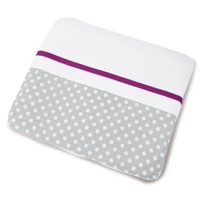 Pinolino - Housse 100% coton – gris et mauve