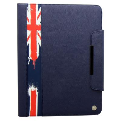 Tnb london pack detui folio en simili cuir pour tablette 10 + stylet bleu marine